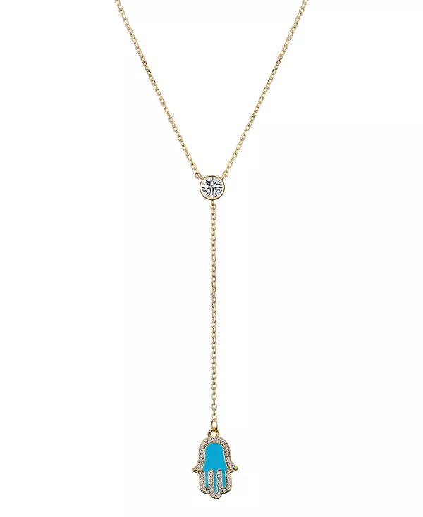 Ожерелье с хамсой из кубического циркония Unwritten, gold
Ожерелье с хамсой из кубического циркония Unwritten, gold