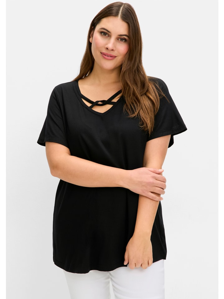 Футболка sheego, черный
Футболка sheego, черный