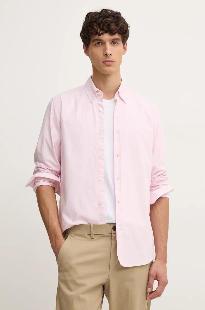 Хлопковая рубашка Boss Orange, розовый
Хлопковая рубашка Boss Orange, розовый
