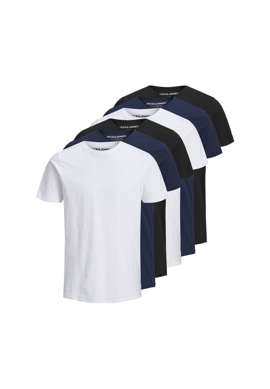 Мужская футболка, 6 шт. в упаковке - JJEORGANIC BASIC TEE O-NECK, короткий рукав, натуральный хлопок JACK & JONES, цвет Marineblau Schwarz
Мужская футболка, 6 шт. в упаковке - JJEORGANIC BASIC TEE O-NECK, короткий рукав, натуральный хлопок JACK & JONES, цвет Marineblau Schwarz