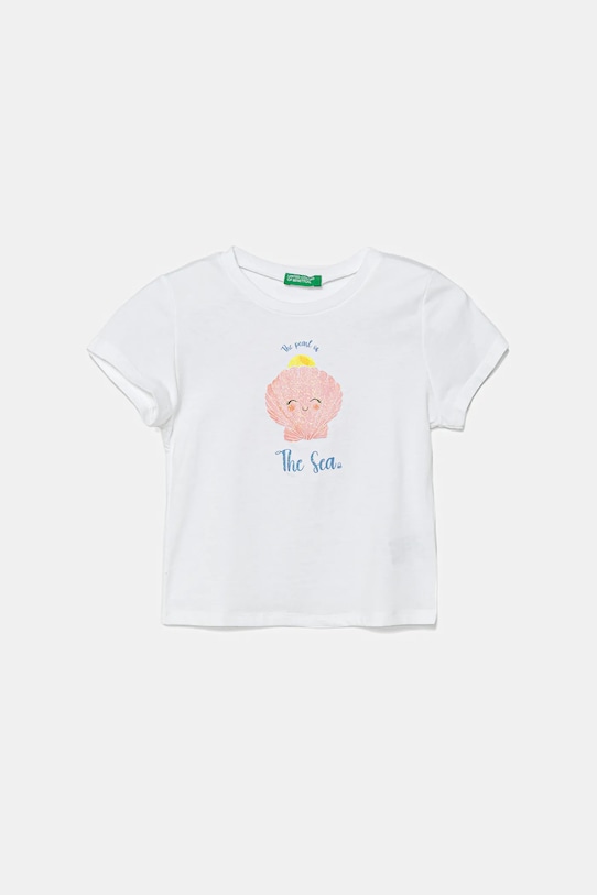 Детская хлопковая футболка United Colors Of Benetton, белый
Детская хлопковая футболка United Colors Of Benetton, белый