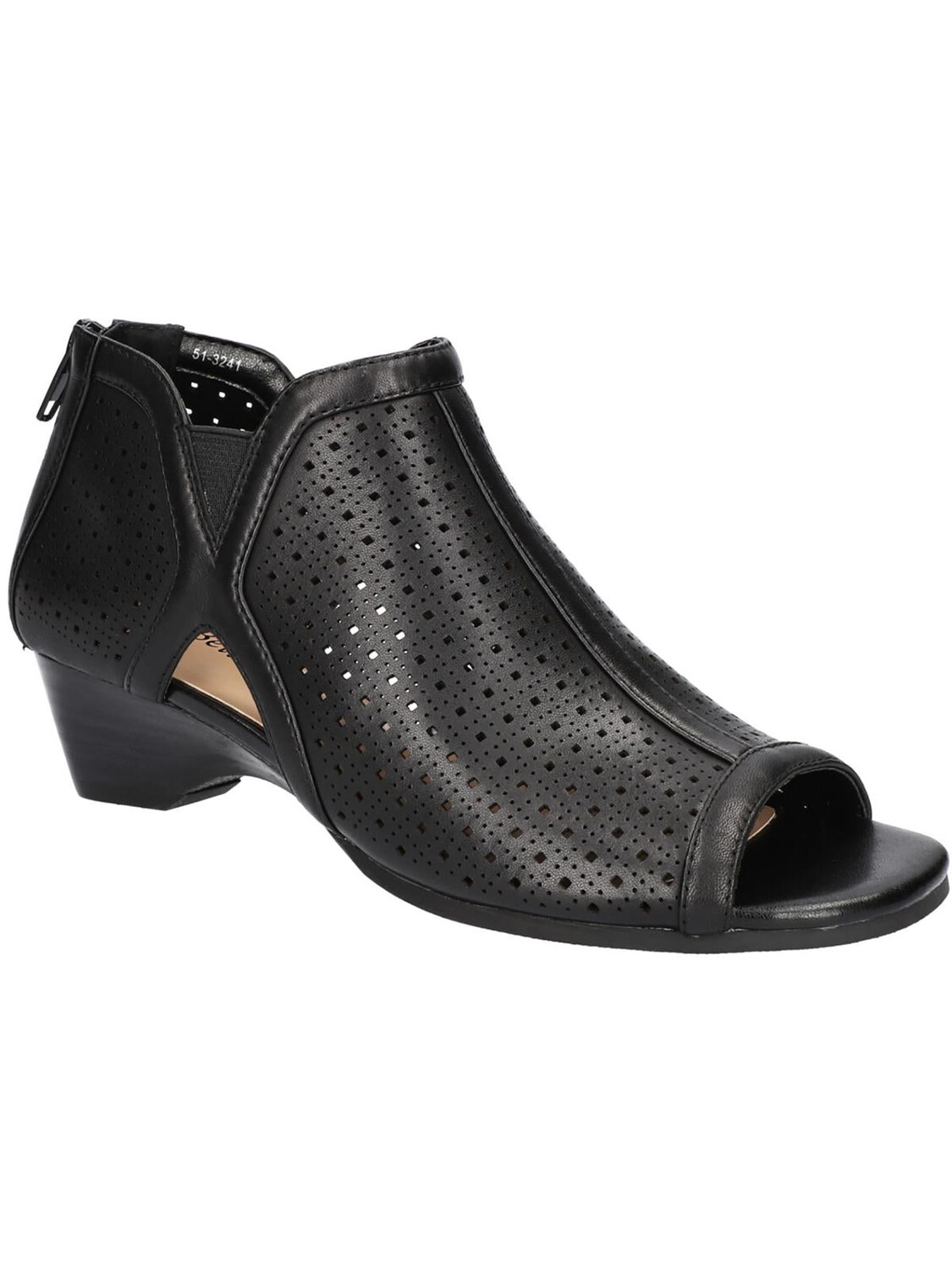 Женские туфли Remy на танкетке с открытым носком и молнией сзади Bella Vita, цвет Black Leather
Женские туфли Remy на танкетке с открытым носком и молнией сзади Bella Vita, цвет Black Leather