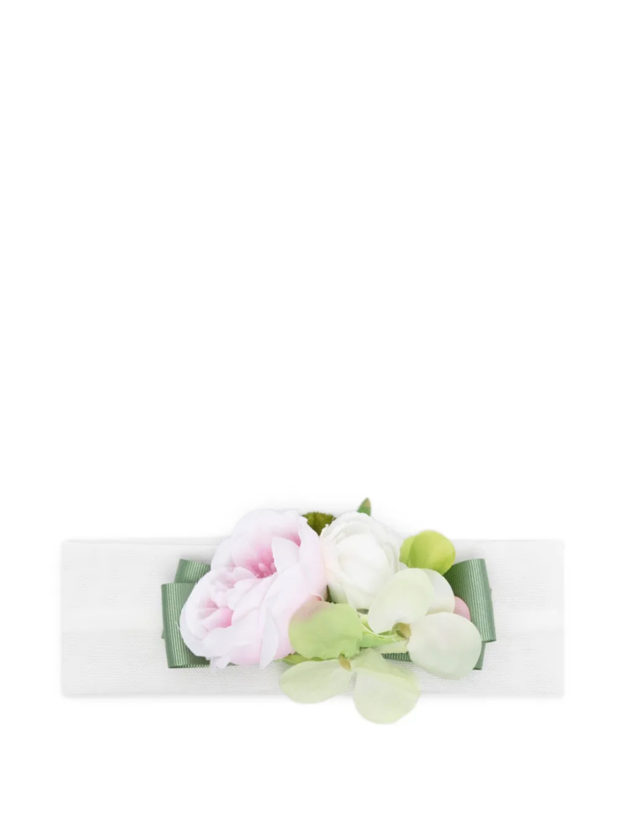 Повязка на голову с цветочной аппликацией Colorichiari, белый
Повязка на голову с цветочной аппликацией Colorichiari, белый