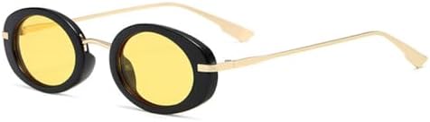 Ретро-панк мужские овальные солнцезащитные очки для женщин, модные прозрачные линзы цвета океана, защита от УФ-излучения UV400, трендовые мужские солнцезащитные очки MTZJH, Black Yellow
Ретро-панк мужские овальные солнцезащитные очки для женщин, модные прозрачные линзы цвета океана, защита от УФ-излучения UV400, трендовые мужские солнцезащитные очки MTZJH, Black Yellow