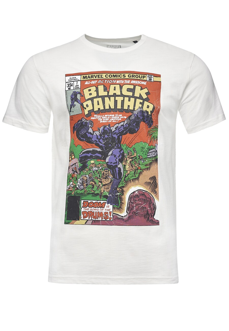 Классическая футболка Recovered Shirt Marvel Black Panther, экрю 
Классическая футболка Recovered Shirt Marvel Black Panther, экрю