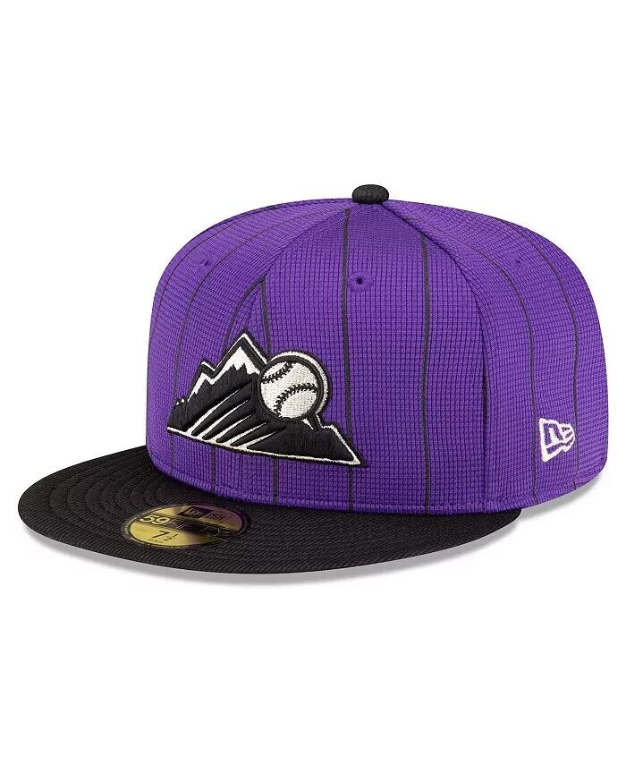 Мужская фиолетовая облегающая кепка Colorado Rockies 2024 59FIFTY New Era, черный
Мужская фиолетовая облегающая кепка Colorado Rockies 2024 59FIFTY New Era, черный