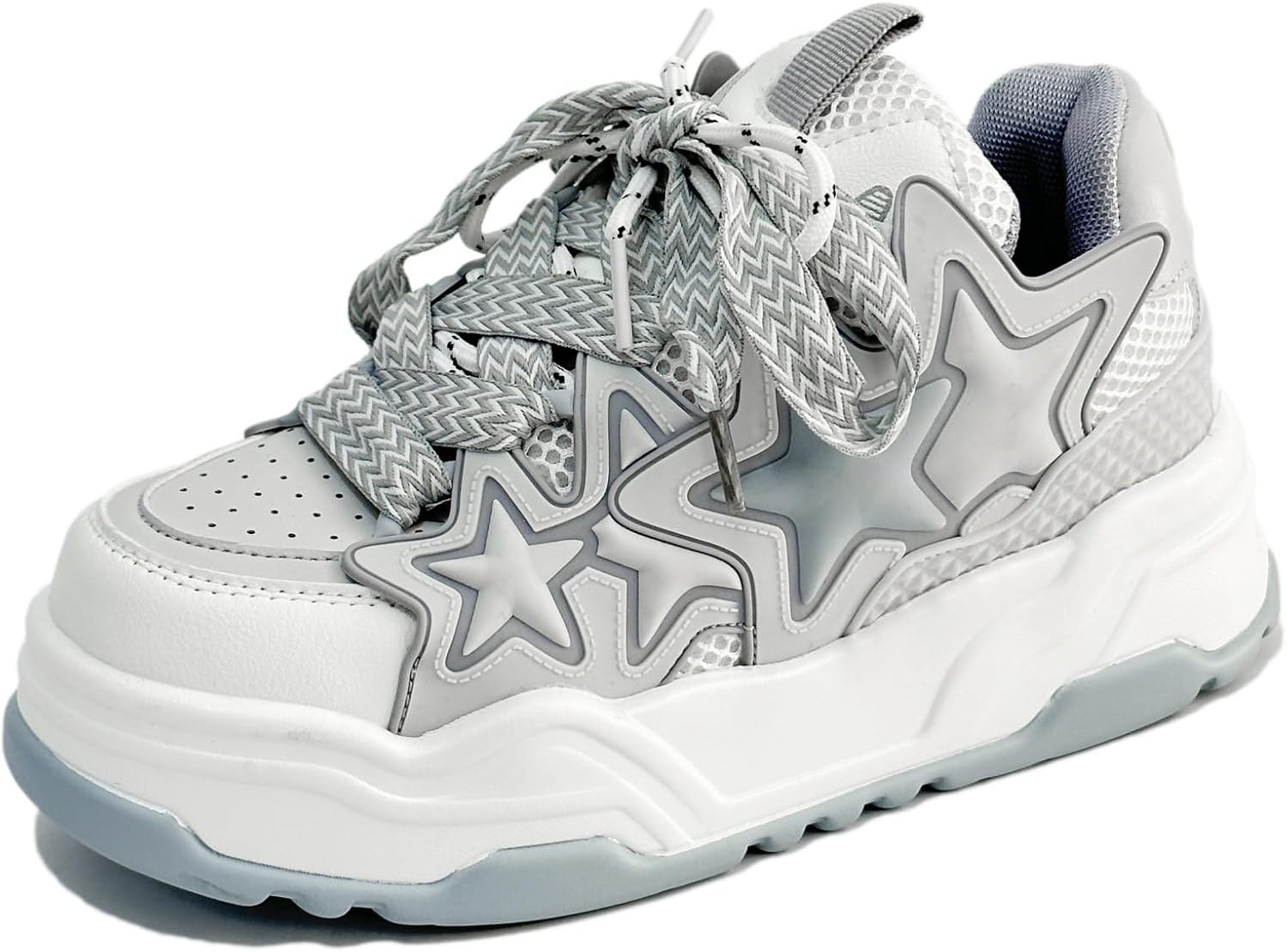 Кроссовки Star Shoes, милые кроссовки в стиле Y2k, массивные кроссовки для женщин, унисекс, для пар, для девушек, противоскользящие, удобные, для путешествий, отдыха на природе, спорта, школы, размеры 5.5-9.5 Generic, белый/серый
Кроссовки Star Shoes, милые кроссовки в стиле Y2k, массивные кроссовки для женщин, унисекс, для пар, для девушек, противоскользящие, удобные, для путешествий, отдыха на природе, спорта, школы, размеры 5.5-9.5 Generic, белый/серый