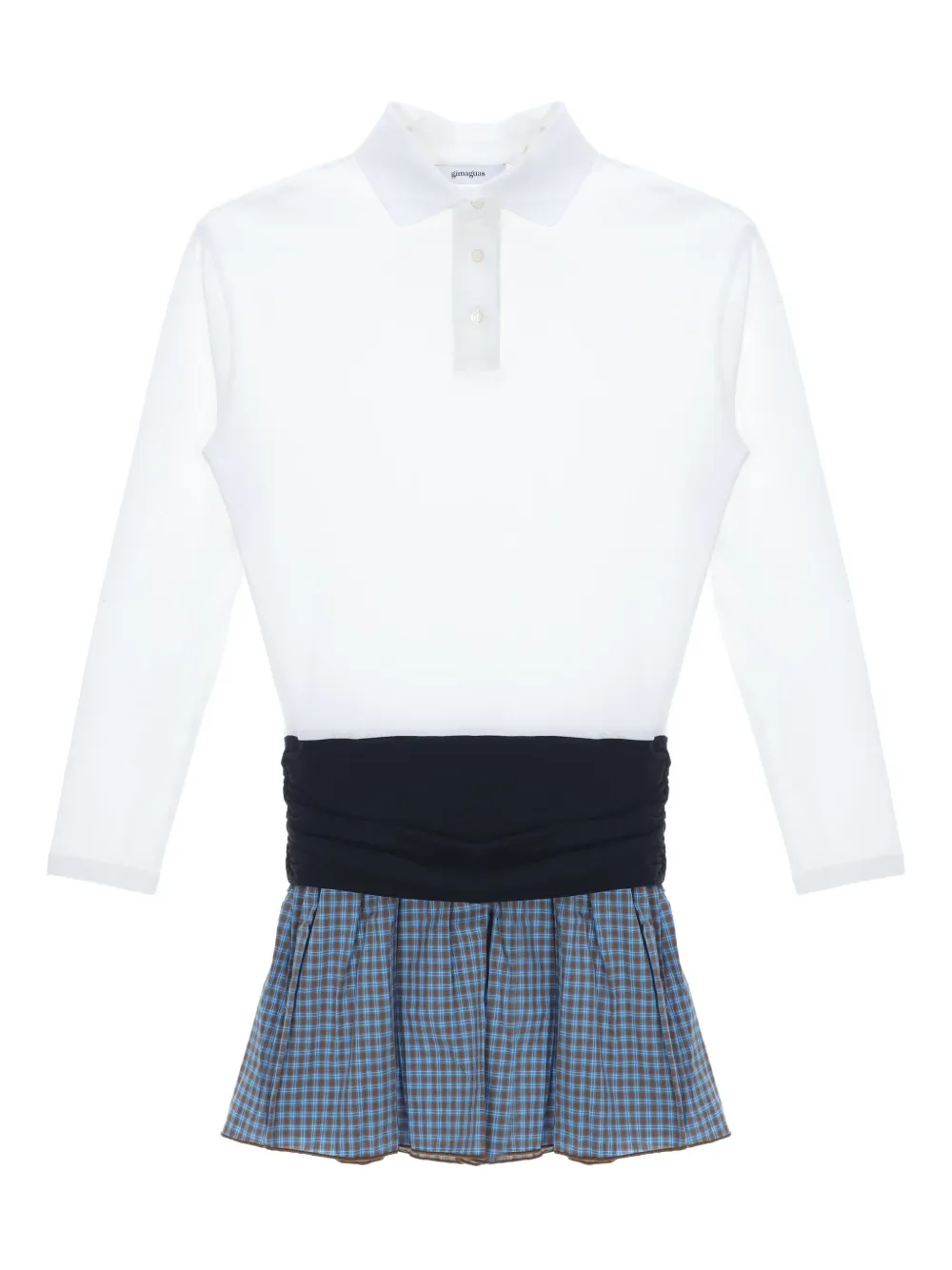 Платье мини Chico в клетку гингем Gimaguas, белый
Платье мини Chico в клетку гингем Gimaguas, белый