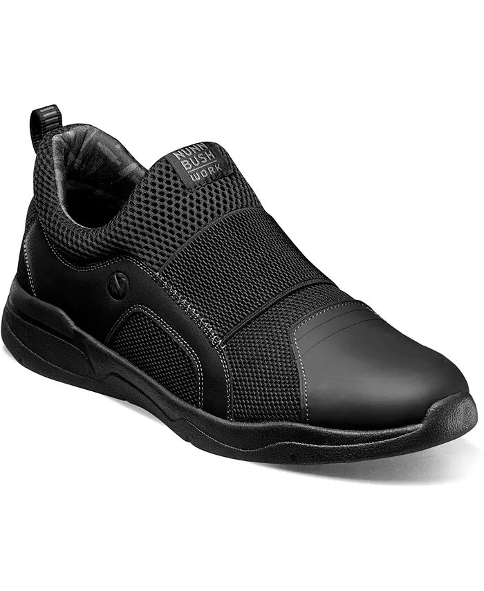 Мужские туфли Grazie Work Splash Guard Slip On Nunn Bush, черный 
Мужские туфли Grazie Work Splash Guard Slip On Nunn Bush, черный