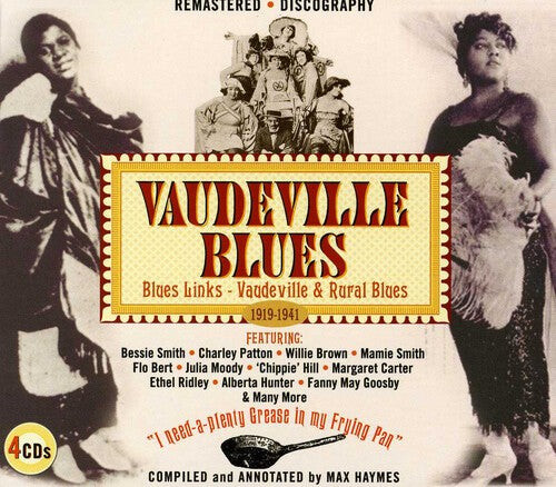 CD диск Vaudeville Blues 1919-1941 / Various: Vaudeville Blues 1919-1941 / Blues Links: Vaudeville and Rural Blues
CD диск Vaudeville Blues 1919-1941 / Various: Vaudeville Blues 1919-1941 / Blues Links: Vaudeville and Rural Blues