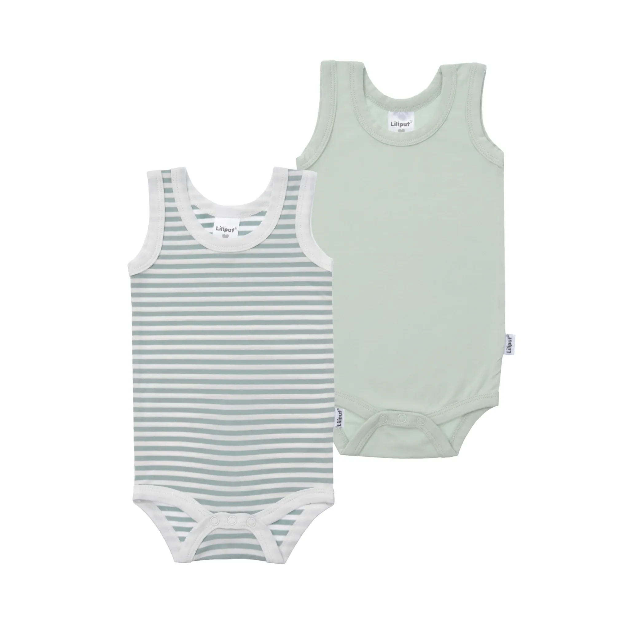 Боди Liliput, 2 шт., с удобным круглым вырезом, светло-зеленый
Боди Liliput, 2 шт., с удобным круглым вырезом, светло-зеленый