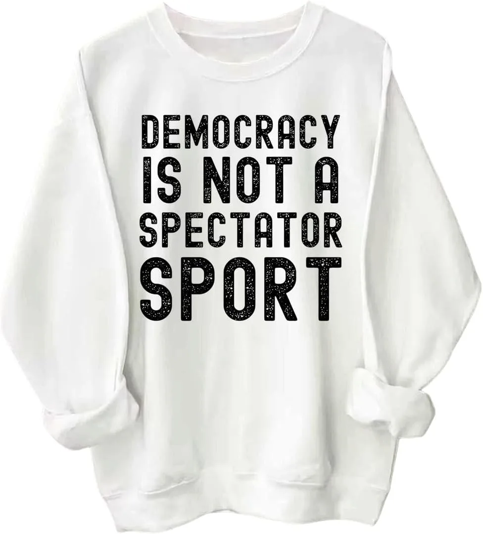 Толстовка Democracy Is Not A Spectator Sport для женщин и мужчин Batclock
Толстовка Democracy Is Not A Spectator Sport для женщин и мужчин Batclock