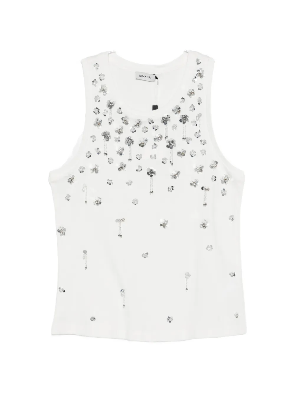 Майка с отделкой Simkhai, белый
Майка с отделкой Simkhai, белый