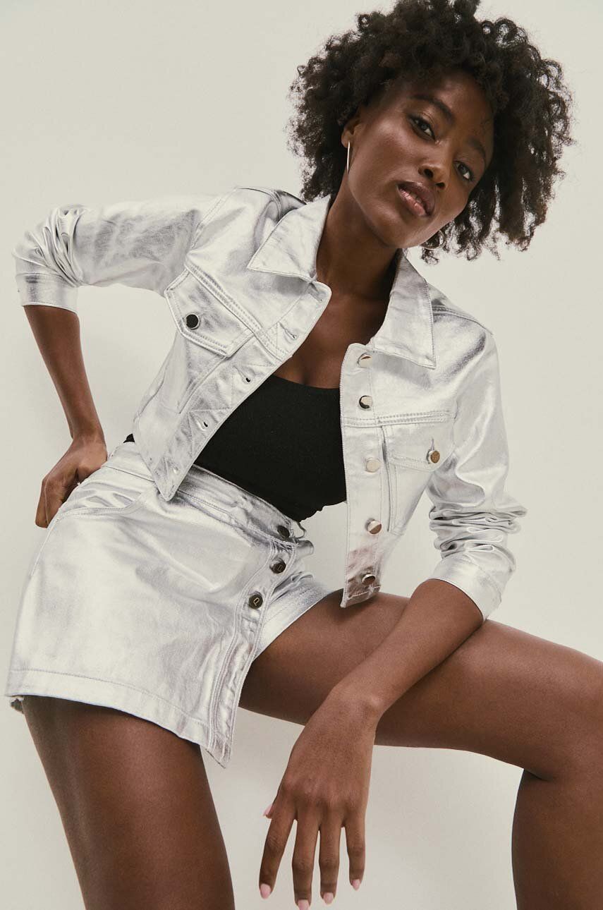 Куртка Answear Lab, серебряный 
Куртка Answear Lab, серебряный