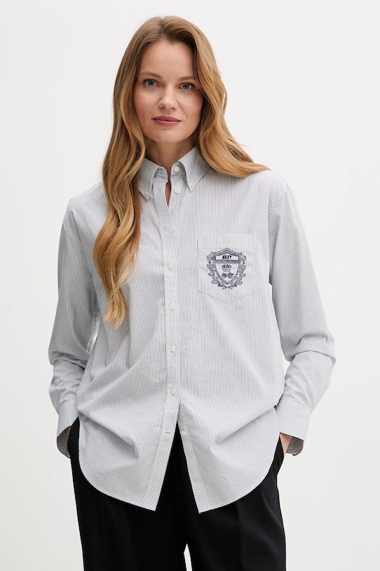 Хлопковая рубашка Gant, темно-синий
Хлопковая рубашка Gant, темно-синий