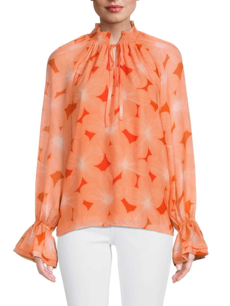 Блузка Clarke с цветочным принтом Ramy Brook, цвет Peach
Блузка Clarke с цветочным принтом Ramy Brook, цвет Peach