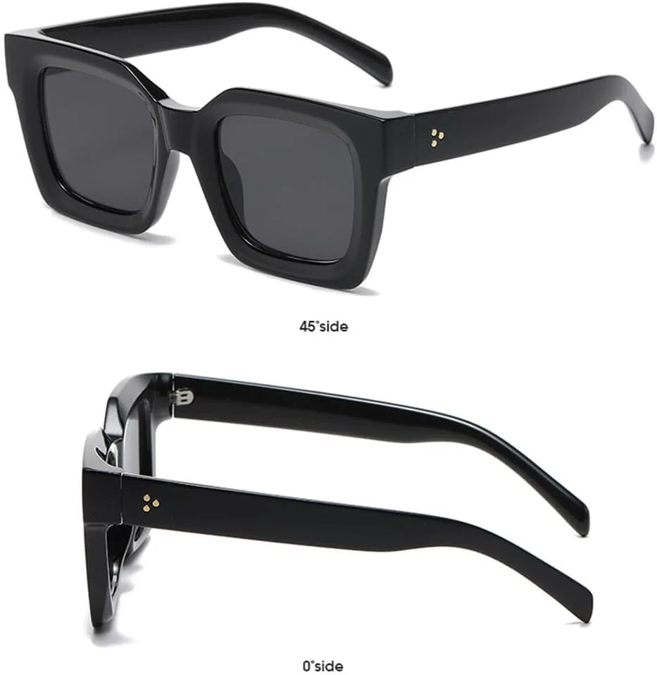 Солнцезащитные очки Rivets для мужчин в винтажном стиле, модные солнцезащитные очки UV400 для женщин, градиентные солнцезащитные очки TKKTLLT, Black Clear
Солнцезащитные очки Rivets для мужчин в винтажном стиле, модные солнцезащитные очки UV400 для женщин, градиентные солнцезащитные очки TKKTLLT, Black Clear