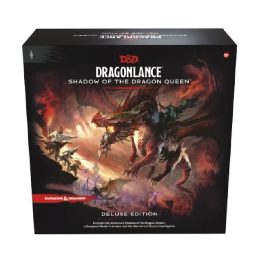 Бокс-сет Dragonlance - Shadow of the Dragon Queen (Deluxe Edition Bundle), Dungeons & Dragons (5th Edition, 2014 Edition) - Core & Assorted
Бокс-сет Dragonlance - Shadow of the Dragon Queen (Deluxe Edition Bundle), Dungeons & Dragons (5th Edition, 2014 Edition) - Core & Assorted