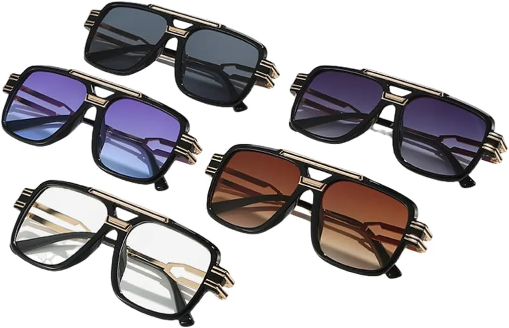 Винтажные металлические солнцезащитные очки для женщин и мужчин в стиле панк, роскошные, популярные, в большой оправе, с защитой от УФ-излучения UV400 TKKTLLT, Black
Винтажные металлические солнцезащитные очки для женщин и мужчин в стиле панк, роскошные, популярные, в большой оправе, с защитой от УФ-излучения UV400 TKKTLLT, Black