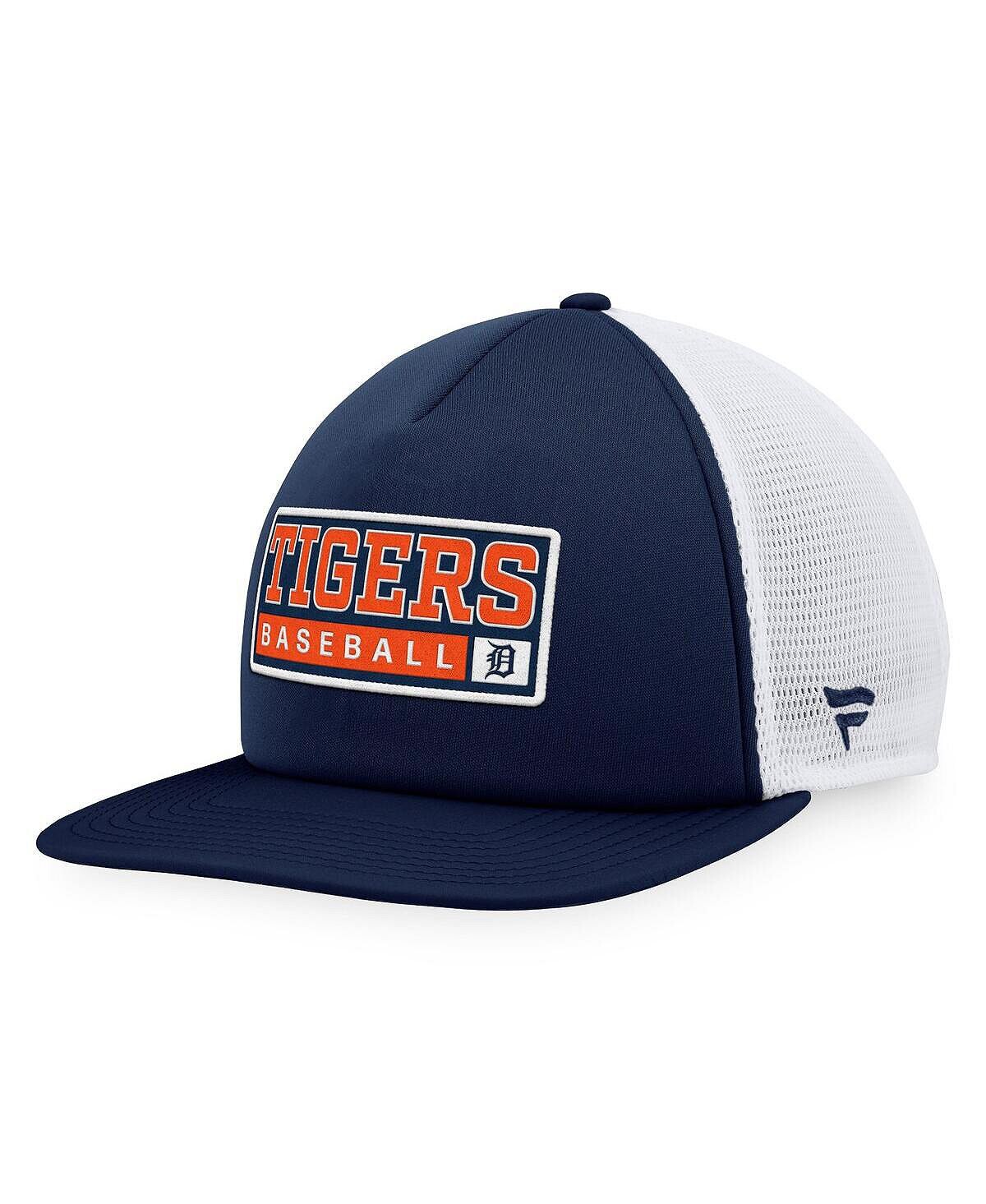 Мужская темно-синяя белая кепка Detroit Tigers Foam Trucker Snapback Majestic
Мужская темно-синяя белая кепка Detroit Tigers Foam Trucker Snapback Majestic