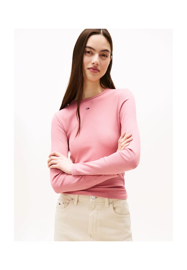 Рубашка с длинными рукавами ребристая структура этикетки Tommy Jeans, цвет ti0 berry
Рубашка с длинными рукавами ребристая структура этикетки Tommy Jeans, цвет ti0 berry
