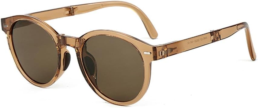 Складные солнцезащитные очки в стиле ретро для женщин, круглые солнцезащитные очки с поляризацией для мужчин, защита от УФ-излучения UV400, аксессуары для мужчин VFDHN, Brown
Складные солнцезащитные очки в стиле ретро для женщин, круглые солнцезащитные очки с поляризацией для мужчин, защита от УФ-излучения UV400, аксессуары для мужчин VFDHN, Brown