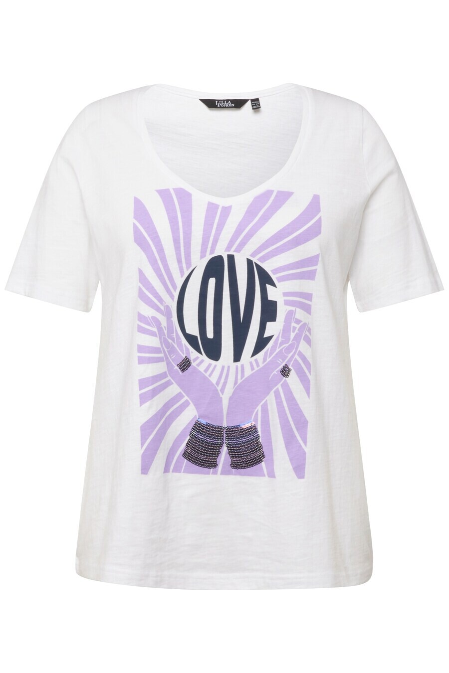 Футболка Ulla Popken, белый
Футболка Ulla Popken, белый