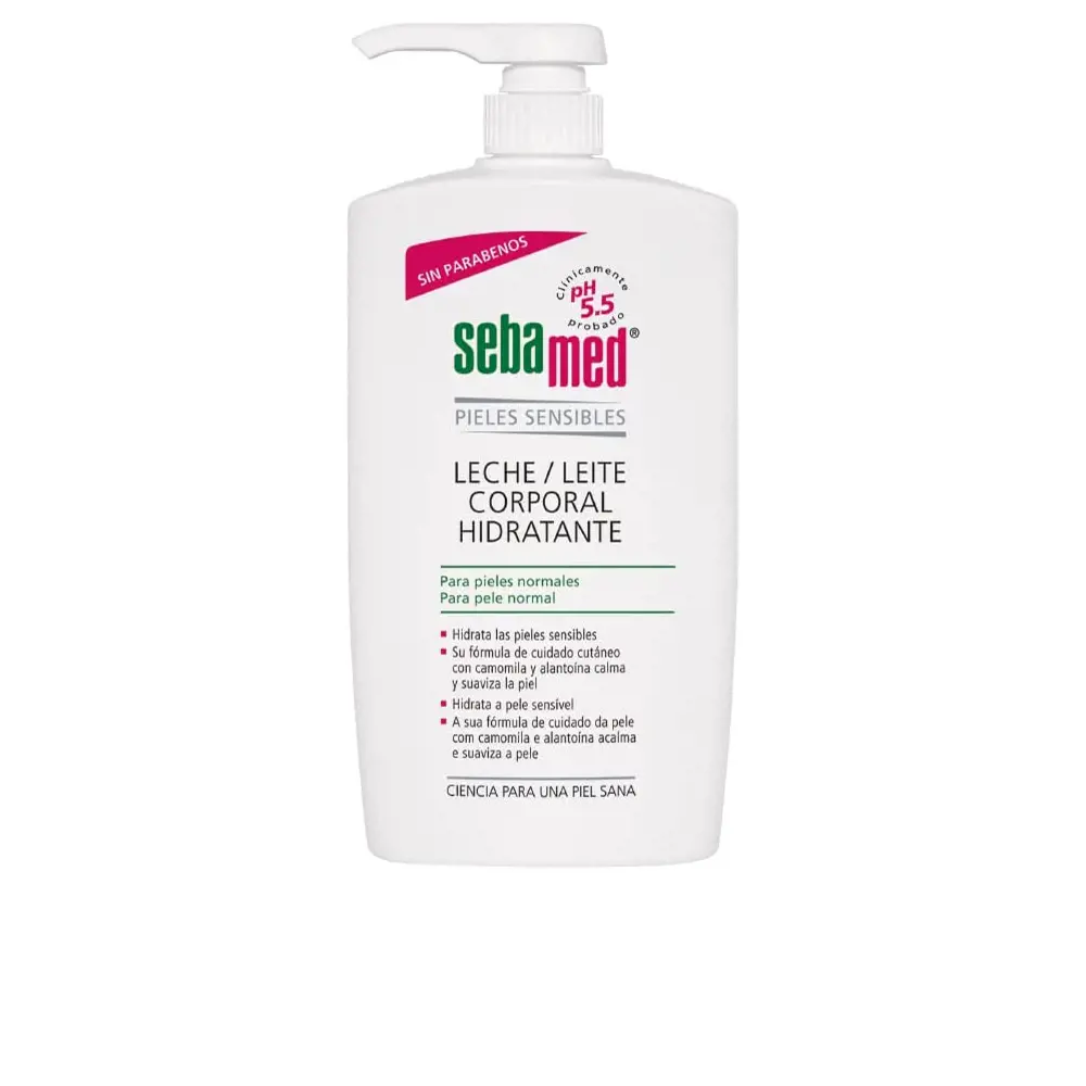 Молочко для тела Piel sensible leche corporal Sebamed, 750 мл.
Молочко для тела Piel sensible leche corporal Sebamed, 750 мл.