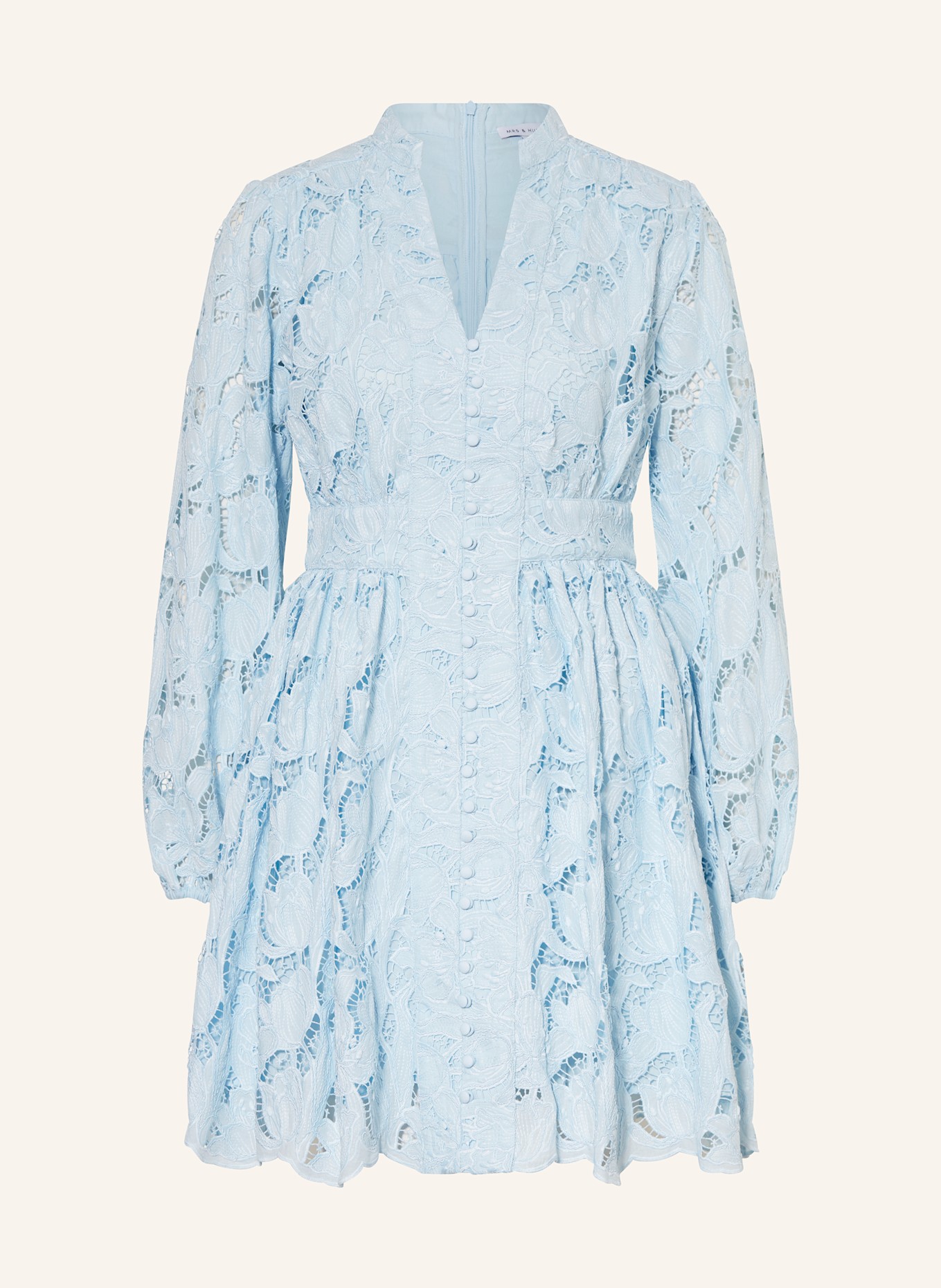 Кружевное платье Mrs & Hugs, голубой
Кружевное платье Mrs & Hugs, голубой