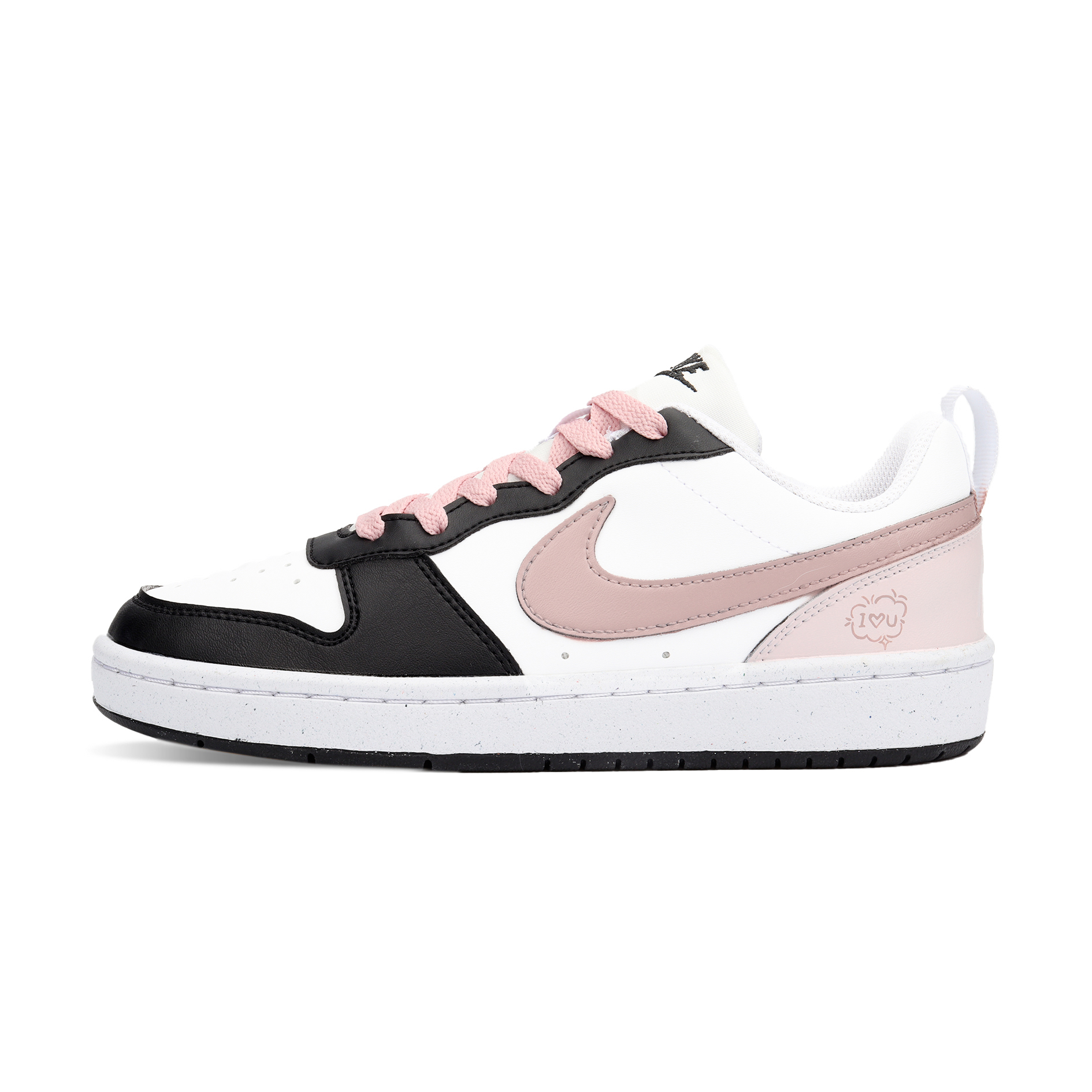 Детские скейтерские кроссовки Court Borough для младших школьников Nike, черный/розовый 
Детские скейтерские кроссовки Court Borough для младших школьников Nike, черный/розовый