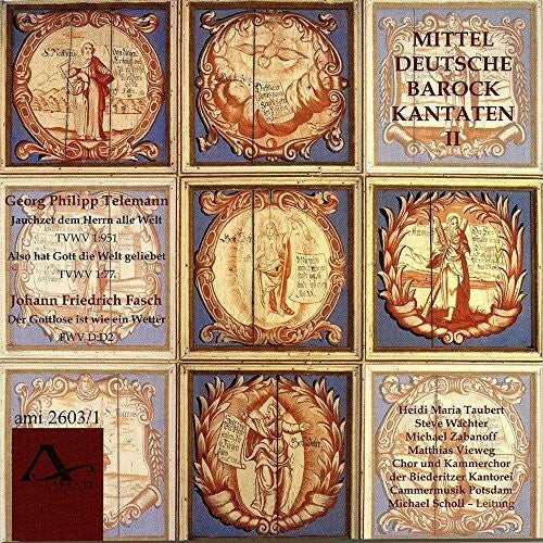 CD диск Telemann / Taubert / Chor Und Kammerchor Der Biede: Mitteldeutsche Barockkantaten 2
CD диск Telemann / Taubert / Chor Und Kammerchor Der Biede: Mitteldeutsche Barockkantaten 2
