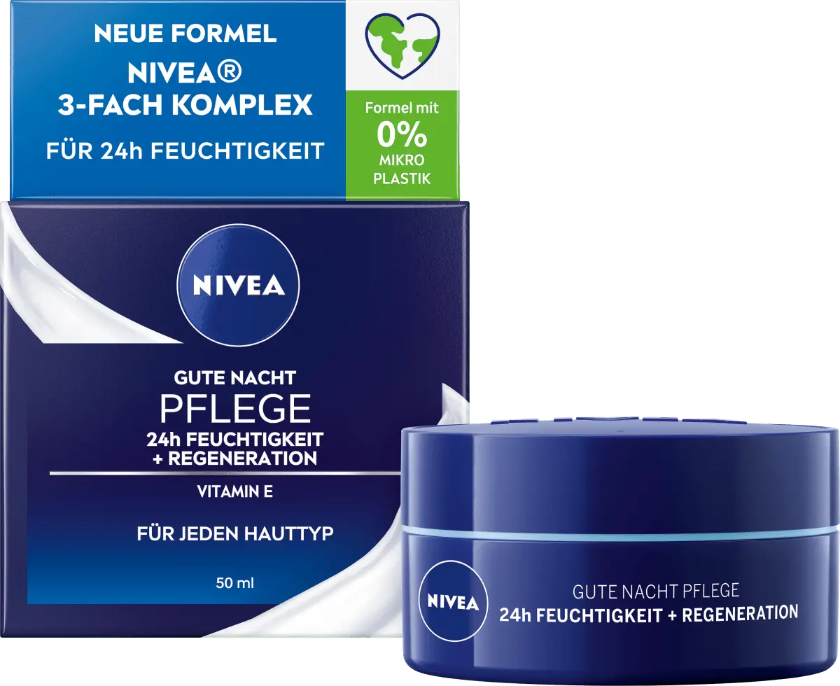 Ночной крем Essentials Good Night Care 50мл NIVEA 
Ночной крем Essentials Good Night Care 50мл NIVEA