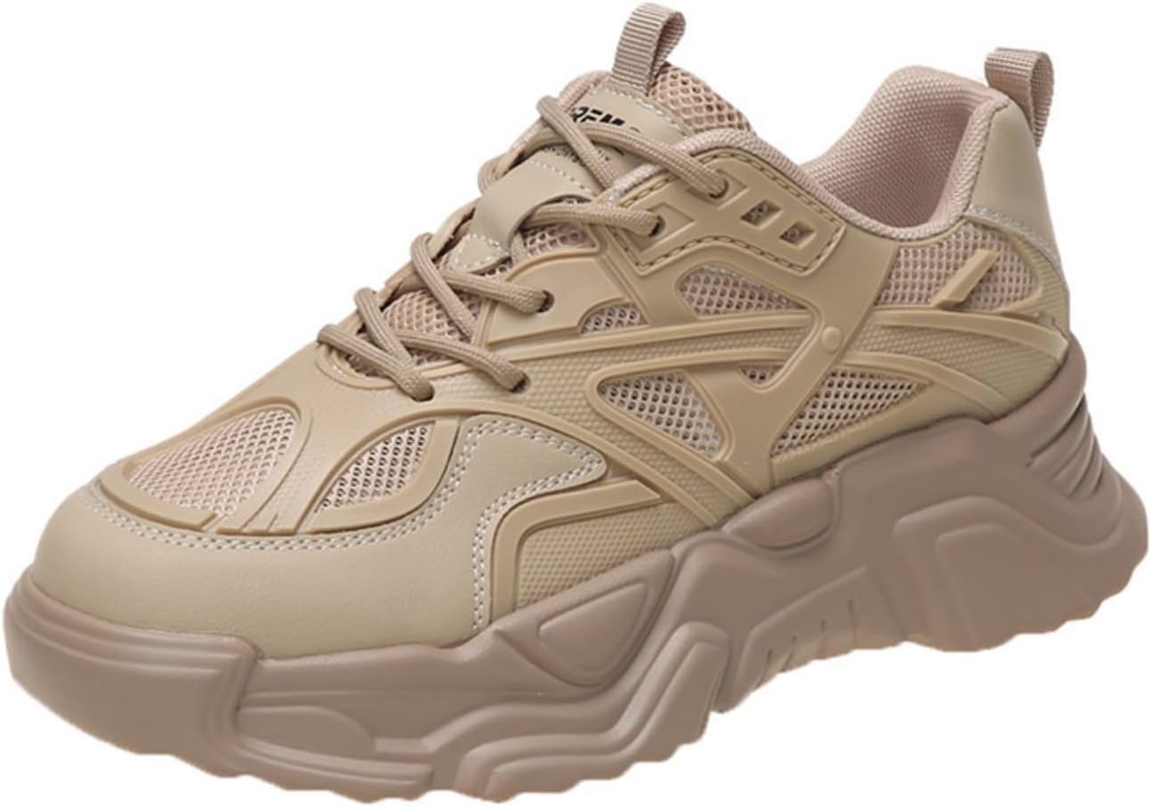 Мужские модные дышащие сетчатые кроссовки на массивной платформе со шнуровкой, повседневные мягкие толстые кроссовки в стиле «папины кроссовки», ретро-кроссовки для бега, ходьбы и тенниса Netehadi, коричневый
Мужские модные дышащие сетчатые кроссовки на массивной платформе со шнуровкой, повседневные мягкие толстые кроссовки в стиле «папины кроссовки», ретро-кроссовки для бега, ходьбы и тенниса Netehadi, коричневый