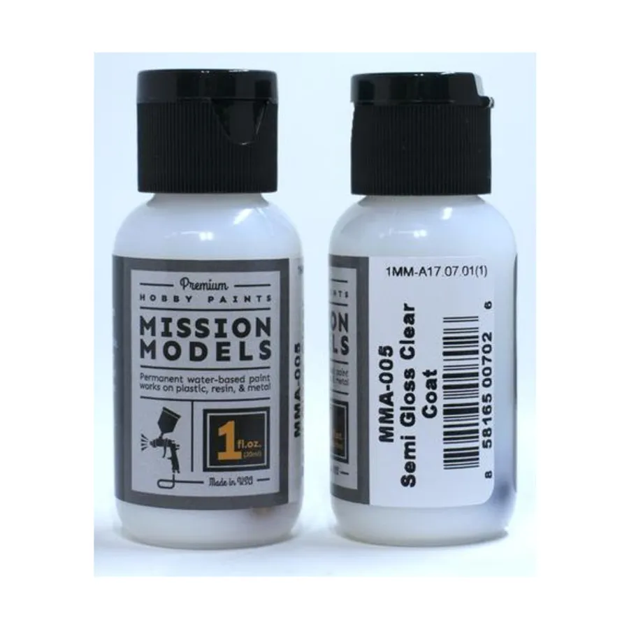 Полуглянцевый прозрачный, Clear Coats, Thinners, & Primers (Mission Models)
Полуглянцевый прозрачный, Clear Coats, Thinners, & Primers (Mission Models)