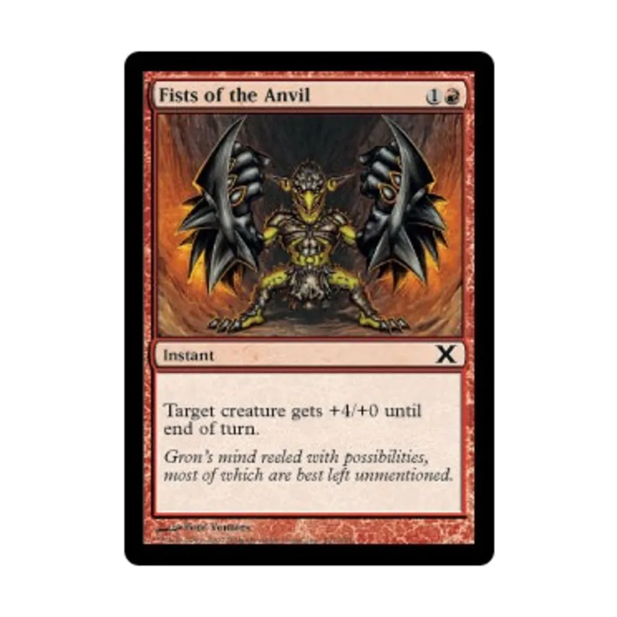 CCG Кулаки наковальни (клавиша C), MTG - 10th Edition
CCG Кулаки наковальни (клавиша C), MTG - 10th Edition