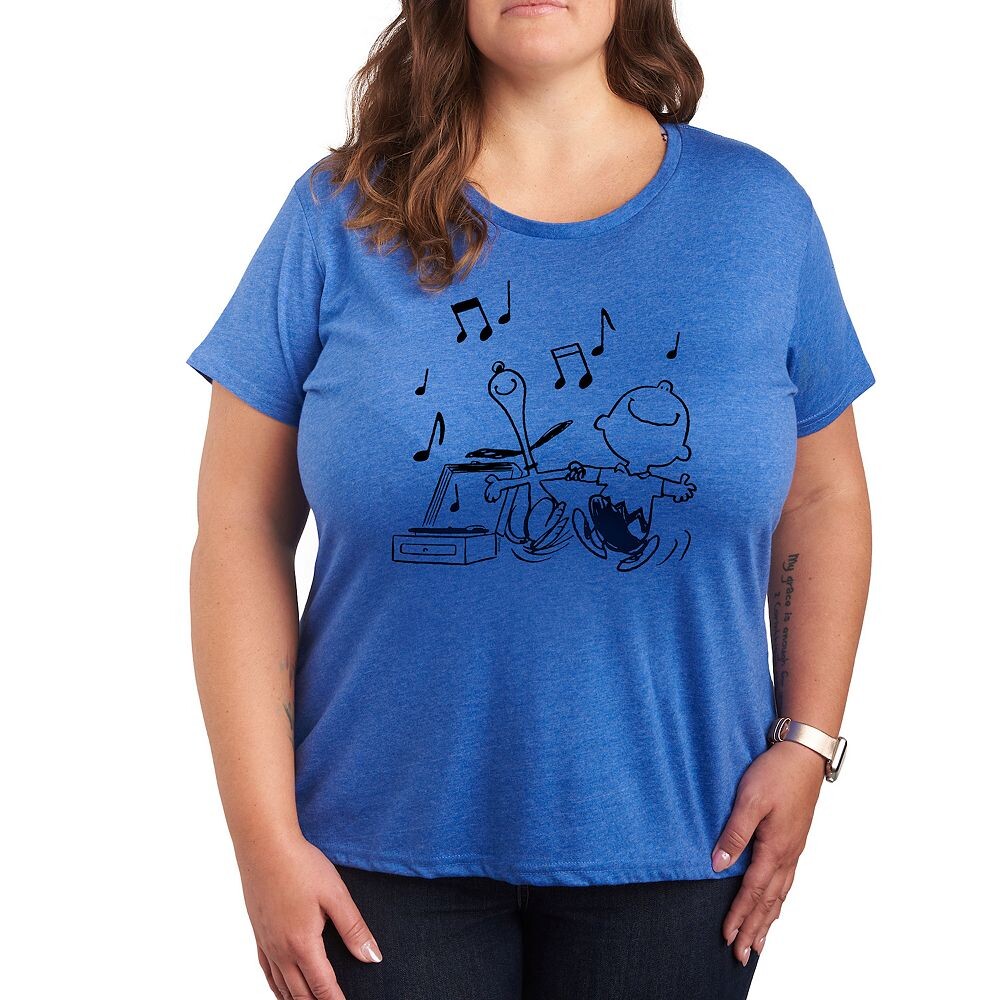 Футболка Plus Peanuts Snoopy & Charlie Brown с принтом «Танцы» Licensed Character, цвет Heather Royal Blue
Футболка Plus Peanuts Snoopy & Charlie Brown с принтом «Танцы» Licensed Character, цвет Heather Royal Blue