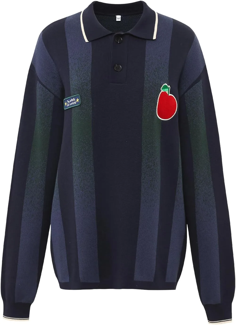 Поло с длинным рукавом и вышивкой
Поло с длинным рукавом и вышивкой