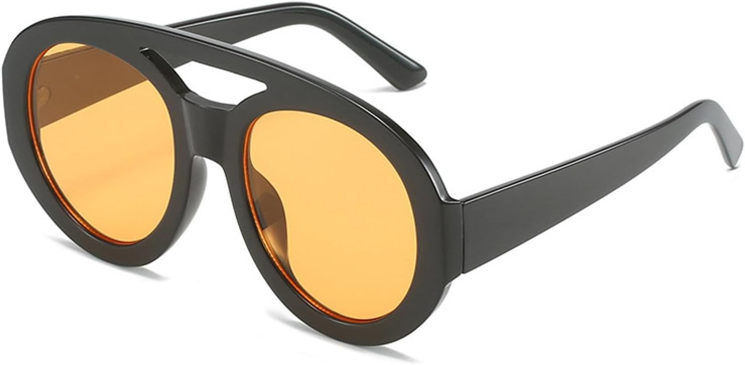 Винтажные женские круглые солнцезащитные очки с двойной перемычкой, модный градиентный дизайн, защита от УФ-излучения UV400, мужские солнцезащитные очки в стиле панк VVTWSSW, Black Orange
Винтажные женские круглые солнцезащитные очки с двойной перемычкой, модный градиентный дизайн, защита от УФ-излучения UV400, мужские солнцезащитные очки в стиле панк VVTWSSW, Black Orange