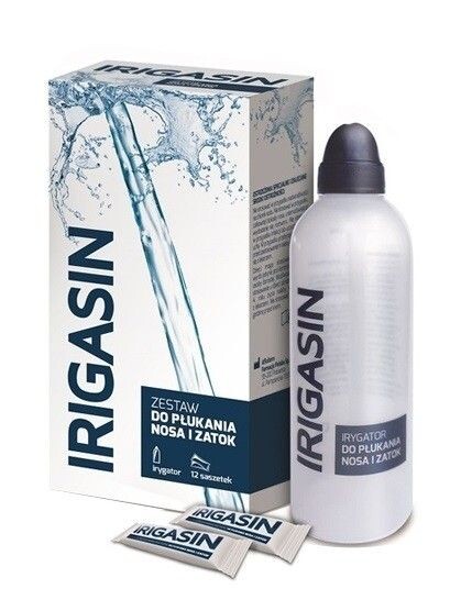Irigasin Zestaw Do Płukania Nosa набор для полоскания носовых пазух, 12 шт.
Irigasin Zestaw Do Płukania Nosa набор для полоскания носовых пазух, 12 шт.