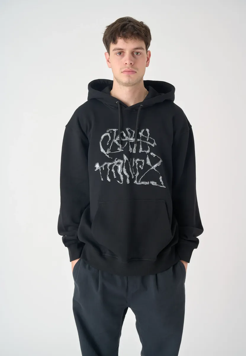 Толстовка Cleptomanicx с капюшоном "Quick" с крупным принтом спереди, черный
Толстовка Cleptomanicx с капюшоном "Quick" с крупным принтом спереди, черный