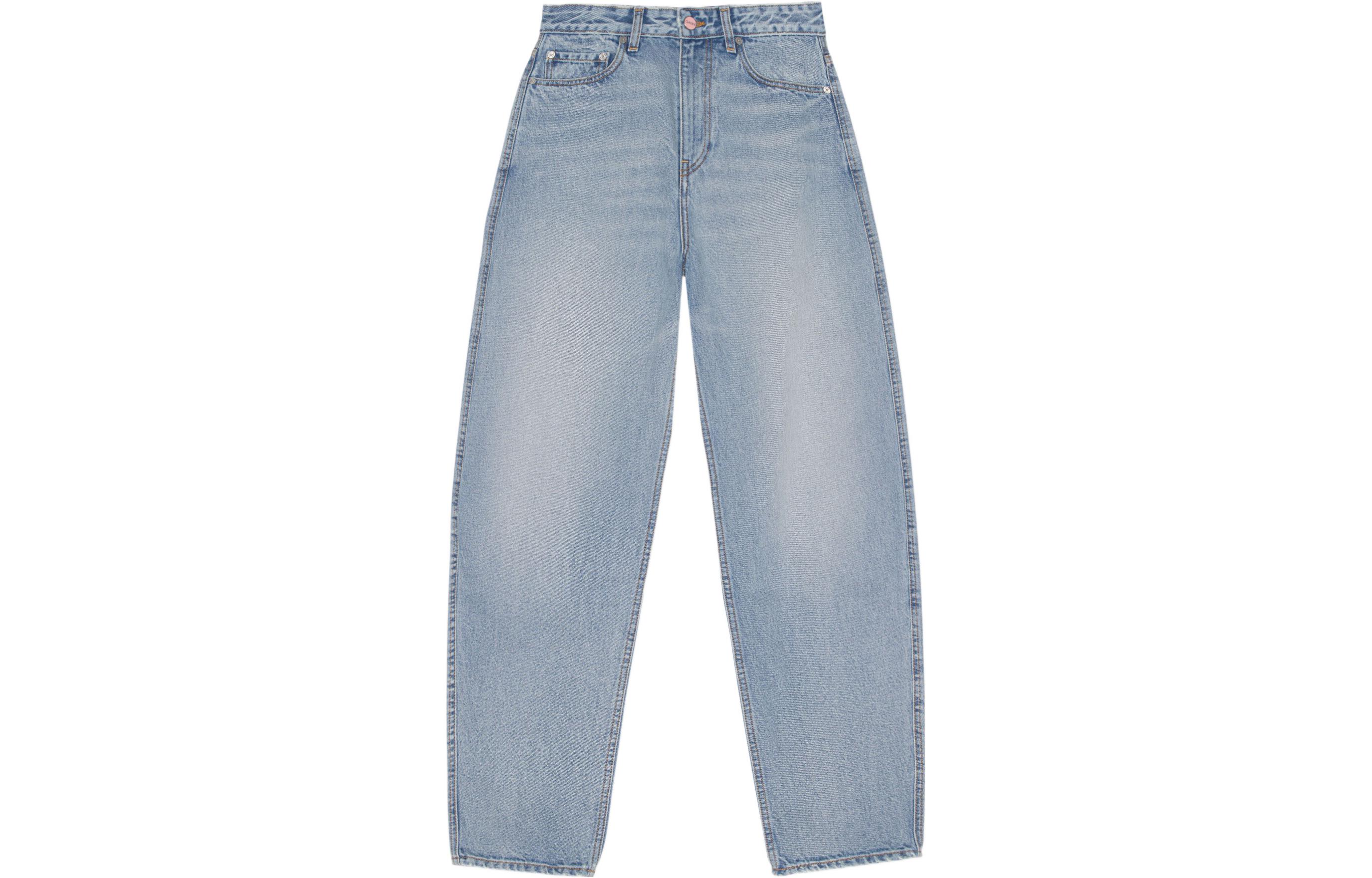 Джинсы с высокой посадкой GANNI, синий
Джинсы с высокой посадкой GANNI, синий