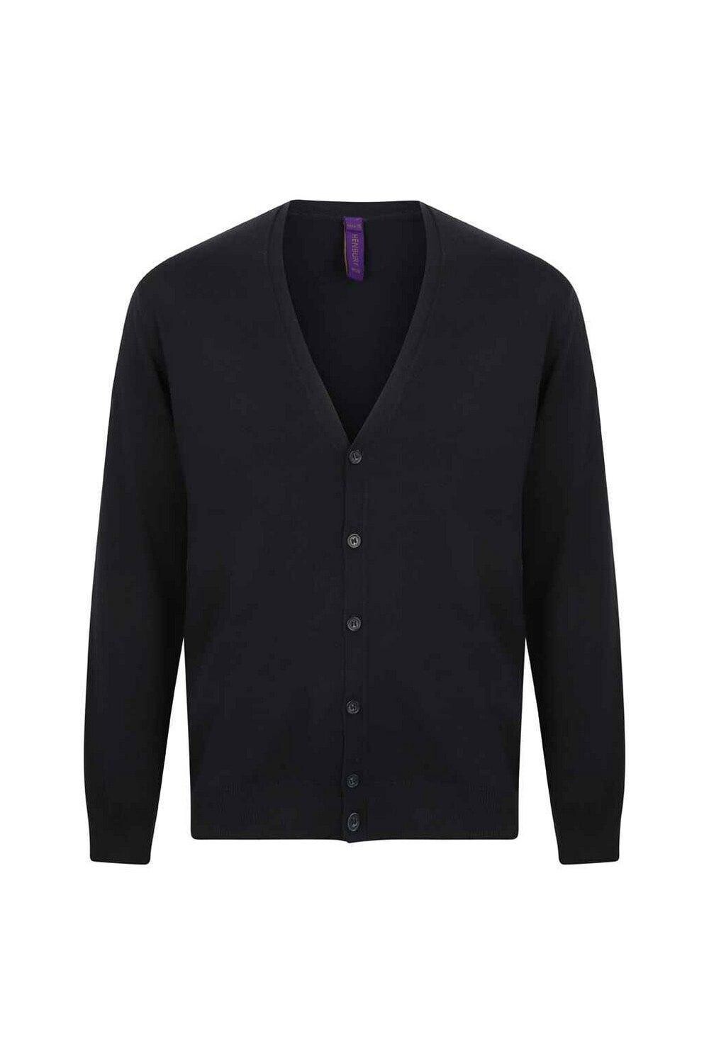 Кардиган из хлопка и акрила с V-образным вырезом Henbury, темно-синий
Кардиган из хлопка и акрила с V-образным вырезом Henbury, темно-синий