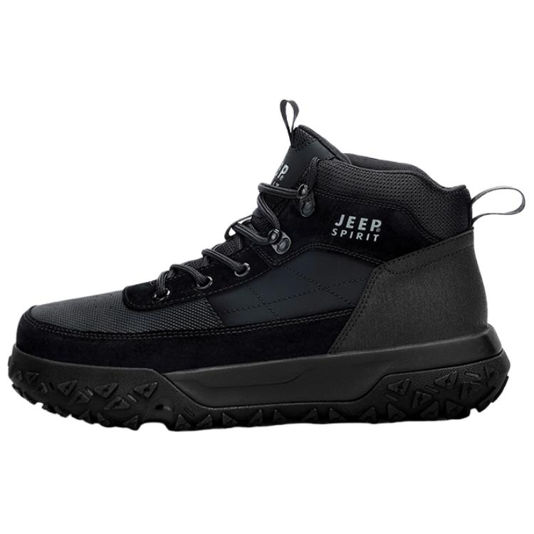 JEEP SPIRIT Утепленные ботинки Black Warrior, устойчивые к холоду, короткие, мужские, графитово-черные 
JEEP SPIRIT Утепленные ботинки Black Warrior, устойчивые к холоду, короткие, мужские, графитово-черные