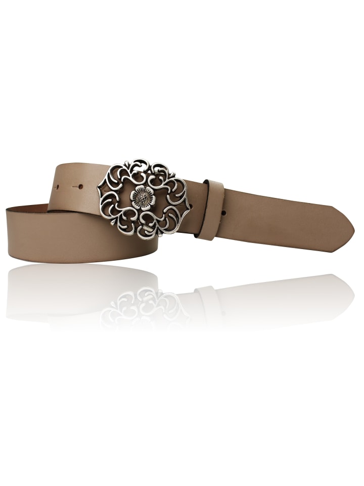 Ремень FRONHOFER, серо-коричневый 
Ремень FRONHOFER, серо-коричневый