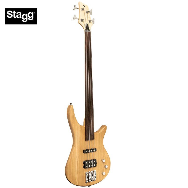 Басс гитара Stagg SBF-40 NAT FL Fusion Ash Body Hard Maple Bolt-on Neck 4-String Fretless Electric Bass Guitar
Басс гитара Stagg SBF-40 NAT FL Fusion Ash Body Hard Maple Bolt-on Neck 4-String Fretless Electric Bass Guitar