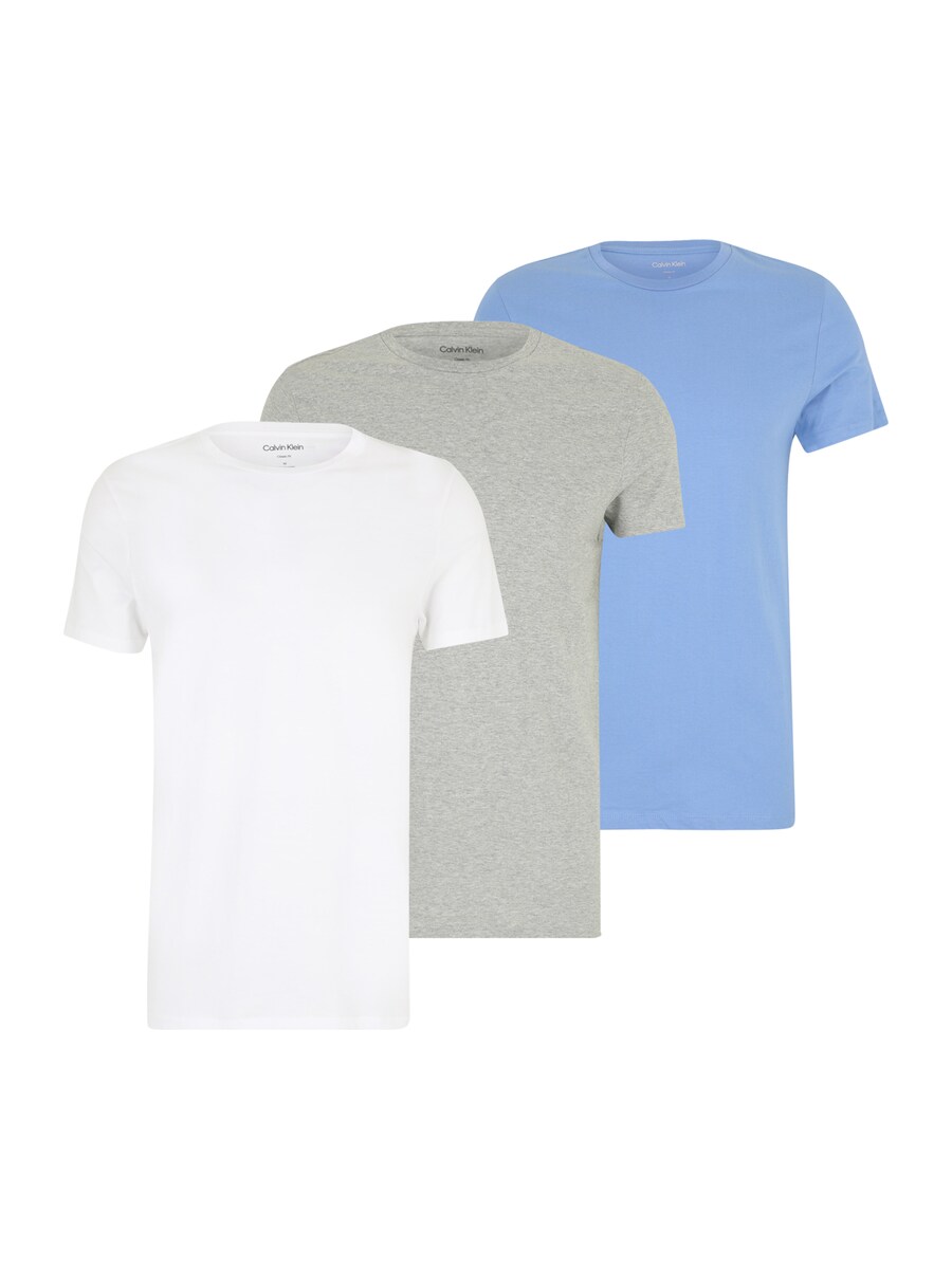 Рубашка Calvin Klein Underwear, цвет Sky blue/mottled grey/White 
Рубашка Calvin Klein Underwear, цвет Sky blue/mottled grey/White