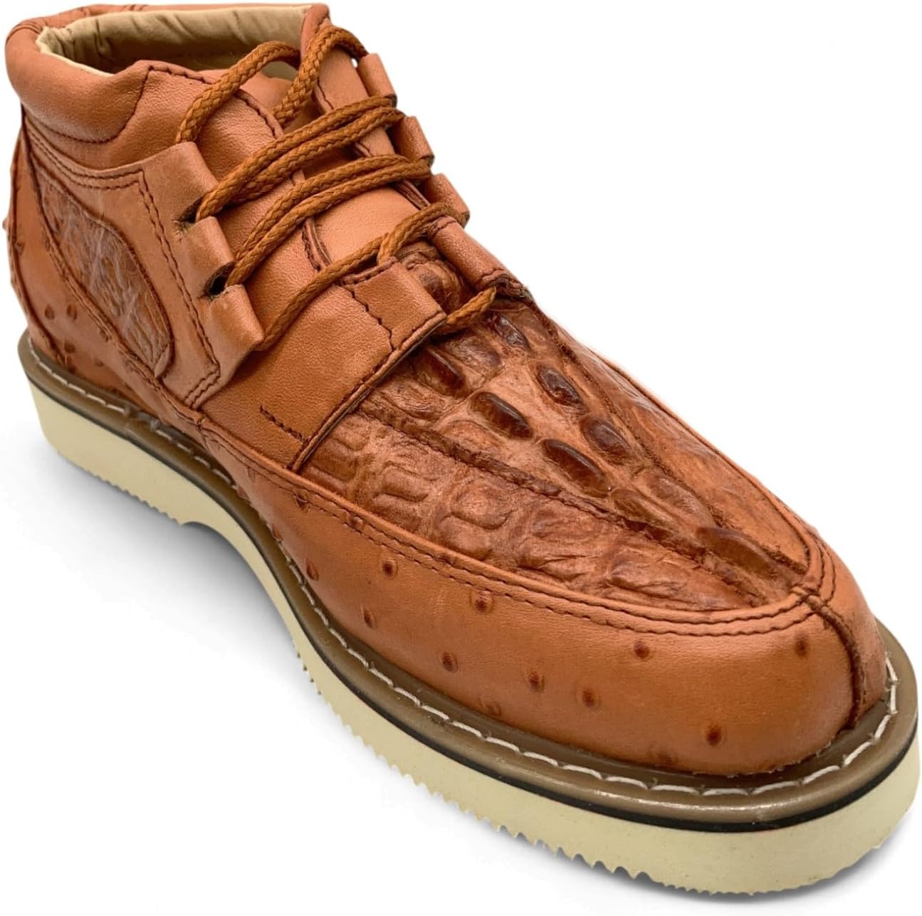 Мужские туфли Western Shops с тиснением под крокодила и страуса из кожи с шнуровкой The Western Shops, Cognac
Мужские туфли Western Shops с тиснением под крокодила и страуса из кожи с шнуровкой The Western Shops, Cognac