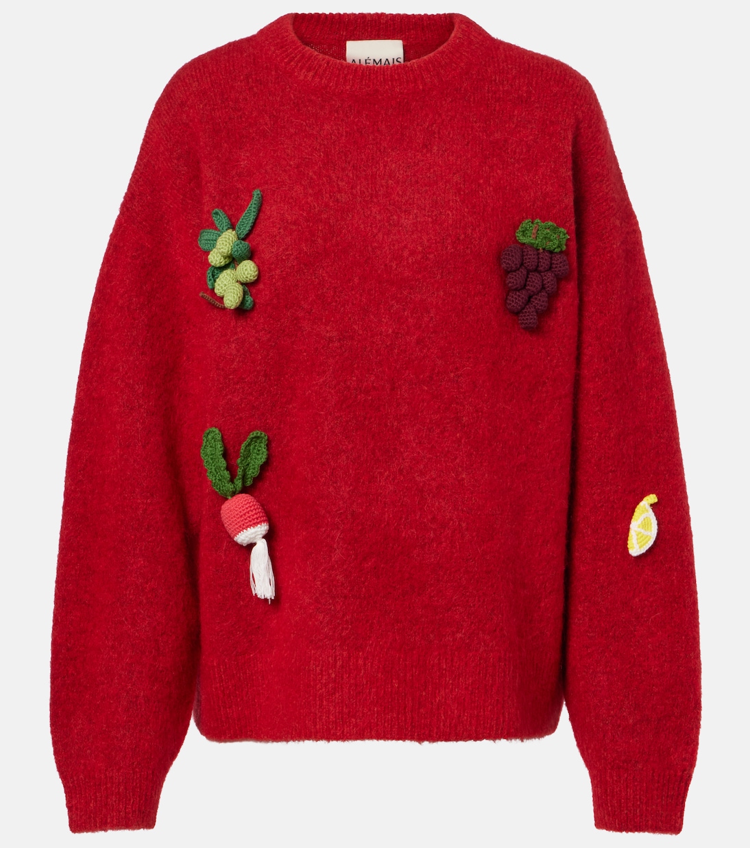 Свитер Fruitto из альпаки, мохера и смесовой шерсти Alémais, Tomato
Свитер Fruitto из альпаки, мохера и смесовой шерсти Alémais, Tomato