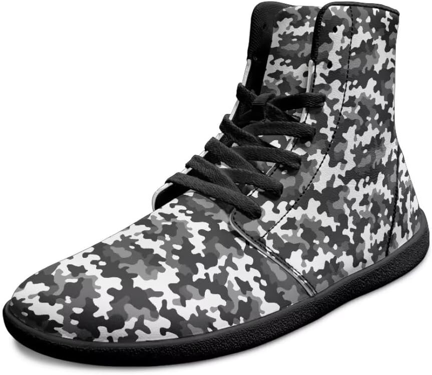 Мужские рабочие кроссовки с камуфляжным принтом, высокие, легкие, с противоскользящей подошвой и нулевым перепадом высоты Getelinseng, белый
Мужские рабочие кроссовки с камуфляжным принтом, высокие, легкие, с противоскользящей подошвой и нулевым перепадом высоты Getelinseng, белый