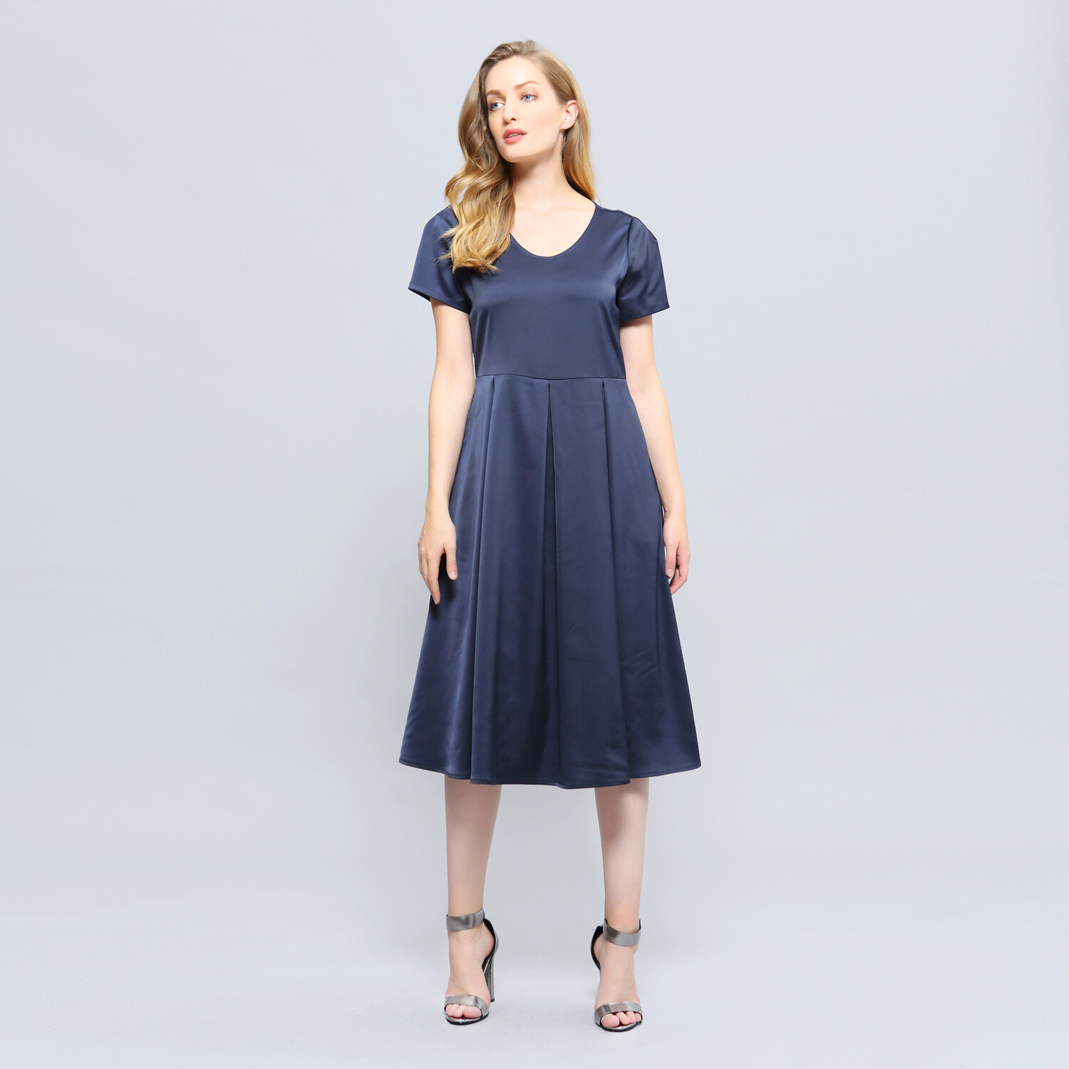 Атласное платье skater S&J Weekends, синий
Атласное платье skater S&J Weekends, синий